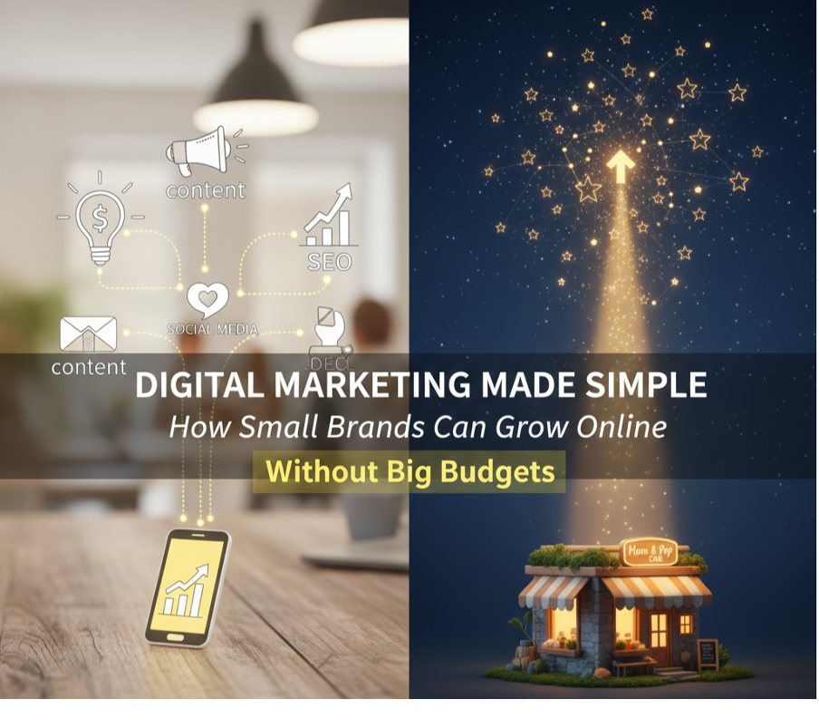 Website Digital Marketing Made Simple: How Small Brands Can Grow Online (Without Big Budgets)